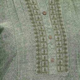 Span Sage Green Printed A Line Kurta image 5