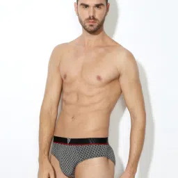Van Heusen Regular Fit 4 Way Stretch Ultra Soft Allover Print Briefs - SP-01 image 3