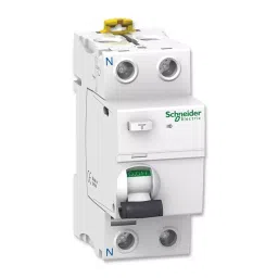 SCHNEIDER ELECTRIC RCBO, RCD, GFCI, AFDD Circuit Breakers EARTH LEAKAGE PROTECTOR, 2P, 16A, 240VAC, A9R10216-38