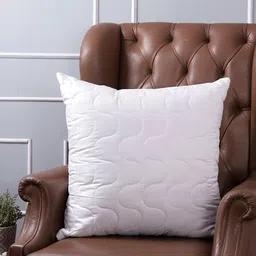 Emerald White Quilted Cushion Inserts-50