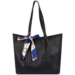 Bagsy Malone Black Solid Medium Tote Handbag-95