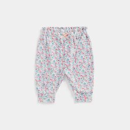 Mothercare Kids White Floral Print Trackpants-image-70