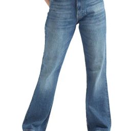 Calvin Klein Jeans Bootcut Denim Medium Rinse Washed High Rise Jeans-image-99