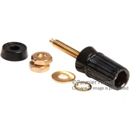 ABBATRON HH SMITH Binding Post, 15A, #6-32, Stud, Black, 1517-103-image-56