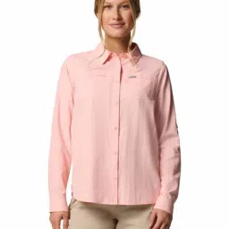 Columbia Womens Pink Omni-Shade Silver Ridge 3.0 Shirt-image-27