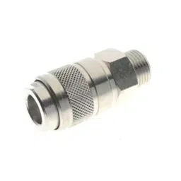 RS PRO Brass Female Quick Air Coupling G 3/8 Male Threaded, 1878774-image-2