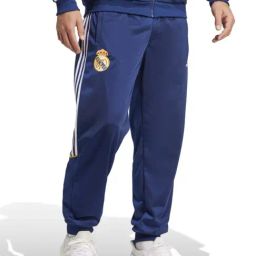 Adidas Blue Loose Fit Sports Joggers-image-109