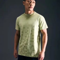 Pepe Jeans Pista Green Slim Fit Printed Sports T-Shirt-image-60