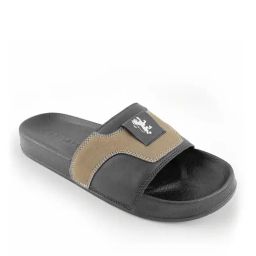 Red Tape Men's Black Slides image 3