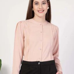 Style Quotient Peach Formal Shirt-image-14
