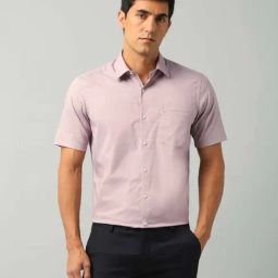 Arrow Pink Cotton Regular Fit Printed Shirt-picture-29