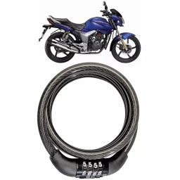 Cartronics 4 Digit Password Bike Number Lock for Hero CBZ Type 1-59