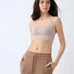 Wunderlove by Westside Beige Solid Underwired Bra-picture-16