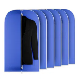 Kuber Industries Blue 6 Pieces Suit Organiser-image-90