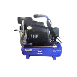 Euromax 1 HP Air Compressor 2850 RPM Single Phase AC 10 L Capacity Copper Coil, EMC-10L-16