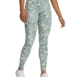 Under Armour Green Slim Fit Printed Sports Tights-picture-36