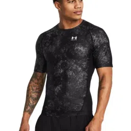 Under Armour Black Regular Fit Printed Sports T-Shirt-image-38