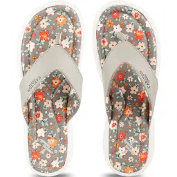 Carlton London Women's Grey Flip Flops-picture-44