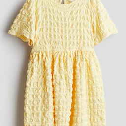 H&M Girls Structured-Jersey Dress-image-4