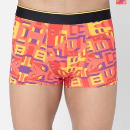 Bummer Men Printed Micro Modal Trunks Underwear Pack of 2-10