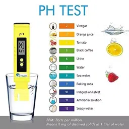 OCEAN STAR Total Dissolved Solids Meter and Digital pH Meter with Buffer Solution R1-D5X4-7EGW image 4