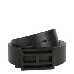 TOMMY HILFIGER Black Addyson Leather Textured Reversible Belt-image-10