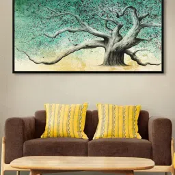999Store Printed Green Canvas Wall Art-picture-36