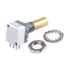 Vishay Panel Mount, Through Hole Rotary Potentiometer 50 mW Power 1 kΩ Pin Terminal, P9A2R100FISX1102MA (Pack of 25 Pcs)-image-76