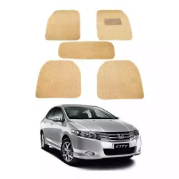 Auto Pearl MA3O90 PVC and Plastic Standard Mat for Honda City 2005 (Beige)-image-68