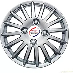 Auto Pearl CS17 R14 r 35.56 cm (14 Inch) ess Type Wheel Hubcap with Retention Ring Glossy Silver Wheel Cover for Maruti Swift Dzire (Set of 4)-image-33