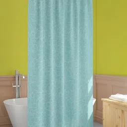 ArtzFolio Blue & White Printed Waterproof Shower Curtain-picture-15