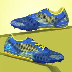 Nivia Men's Track and field-400 Blue Cricket Shoes-41