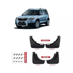 Automoto Cup Type Mud Flaps Splash Guard Front & Rear for Skoda Yati (Set of 4)-3