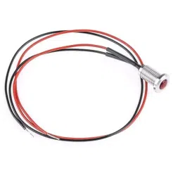 Oxley Red Panel Mount Indicator, 12V ac, 6.4 mm Mounting Hole Size, Lead Wires Termination, IP66, OXL/CLH/63/12AC/FL30/AL-picture-46