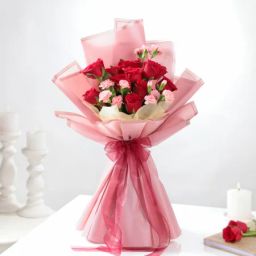 Blushing Love Elegant Bouquet-11