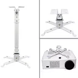 Techut 1.22 m (4 Feet) (2Ft+2Ft) Wall Mount/ Ceiling Mount with Iron Projector Stand with Load Capacity 35 Kg image 3