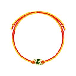 GIVA 92.5 Sterling Silver Golden Dragon Rakhi for Kids-image-31