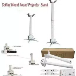 Techut 5 Ft Adjustable Projector Ceiling Mount Round Projector Stand with Load Capacity 25 Kg image 2