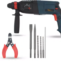Hillgrove Chuck Size 26 mm Hammer Impact Drill kit 1200 W, HGCM759M1-image-87