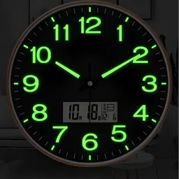 M T BROTHERS Black Printed Contemporary Wall Clock-image-63