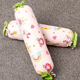 Babyhug Bolster Set Princess Castle Print Pack Of 2 - Pink-picture-23