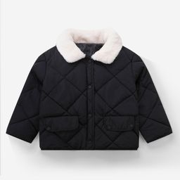 Kookie Kids Full Sleeves Padded Winter Jacket - Black-picture-24