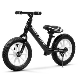 HAPPY BEAR Balance Cycle - Toddler Training Bike for 2-5 Year Old Kids, Balancing Cycle, Height Adjustable Seat Balance Learning Cycle Without Pedals and Carry Handle (Black)-21