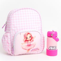 JUICE Ballerina Small Backpack + Bottle Set Height 11.8 Inches-image-43