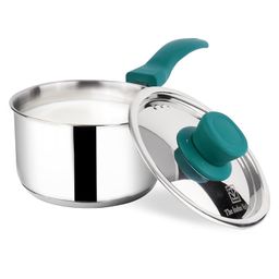 The Indus Valley Stainless Steel Sauce Pan, Tea Pan with Steel Lid, Chai Pan, Small Pan | 14.9cm/5.9inch, 1Ltr, 0.56kg | Induction Friendly | 3-Layer Thick Bottom, 100% Toxin-Free-image-28