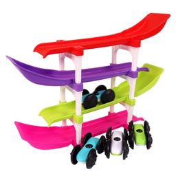Toyshine Racer Ramp Toy With 4 Cars, 4 Ramps And Race Track For 1, 2, 3 Toddlers, Boys & Girls Educational Vehicle With Figures-image-20