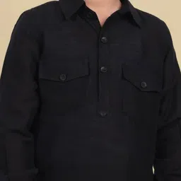 Mera Rang Boys Regular Thread Work Kurta with Salwar image 2