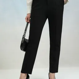 CHIC BY TOKYO TALKIES Women Tapered Fit Trousers-picture-42