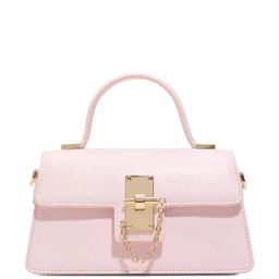 ALDO Light Pink Textured Small Handbag-0