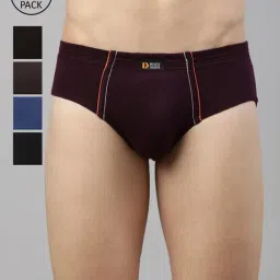 Dixcy Scott Originals Multi Cotton Regular Fit Briefs - Pack Of 5-image-37